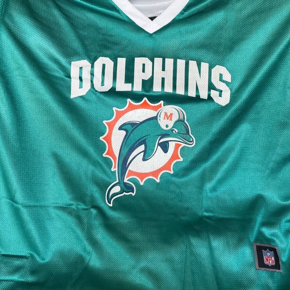 NFL Multicolor Los Angeles Chargers & Miami Dolphins Reversible Jersey Size XL - Picture 7 of 13